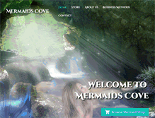 Tablet Screenshot of mermaidcoveonline.com